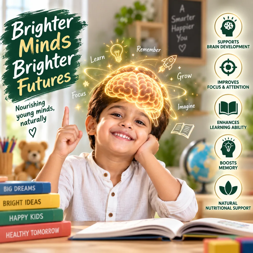 Child learning and developing a brighter mind