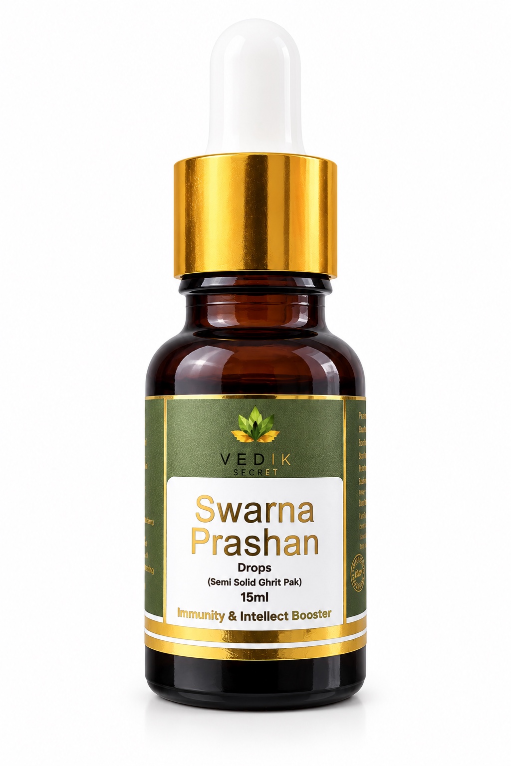 Vedik Secret Swarna Prashan Drops 15ml bottle